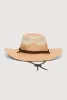 Mesh Detail Woven Cowboy Hat sold by Rainbow