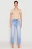 Hook and Eye Short Sleeve Crop Top sold by Rainbow
