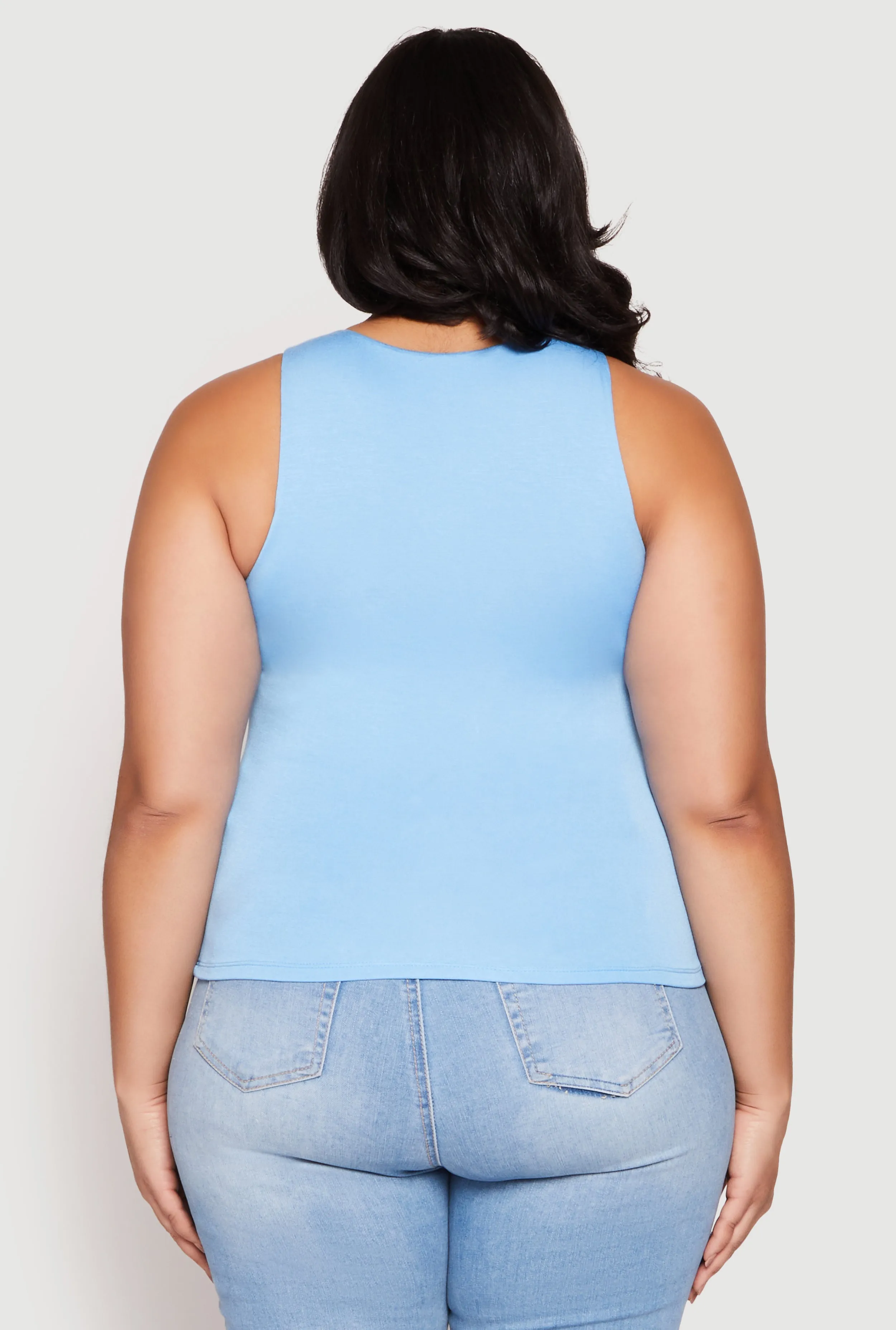 Plus Size Double Layer Tank Top sold by Rainbow product image thumbnail 5
