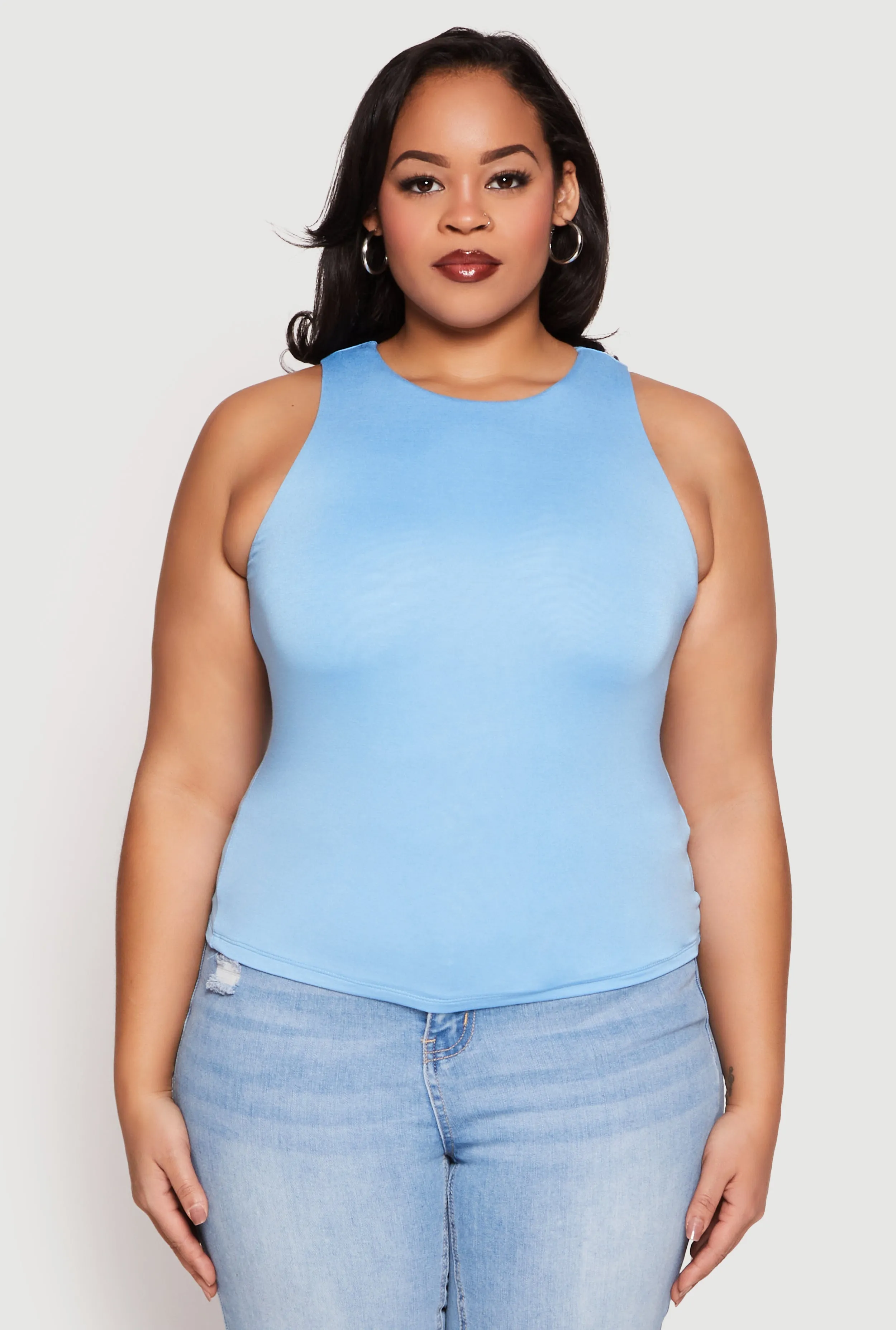 Plus Size Double Layer Tank Top sold by Rainbow product image thumbnail 2