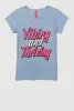 Girls Vibing And Thriving Graphic Top sold by Rainbow
