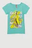 Girls Boss Queen Glitter Graphic Tee sold by Rainbow