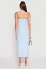 Ribbed Knit Side Slit Maxi Dress sold by Rainbow