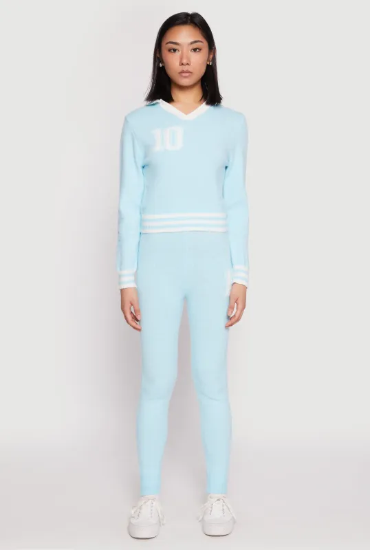 Daisy Brushed Knit 10 High Waisted Sweatpants sold by Rainbow