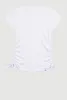 Girls Ribbed Knit Short Sleeve Top with Necklace sold by Rainbow