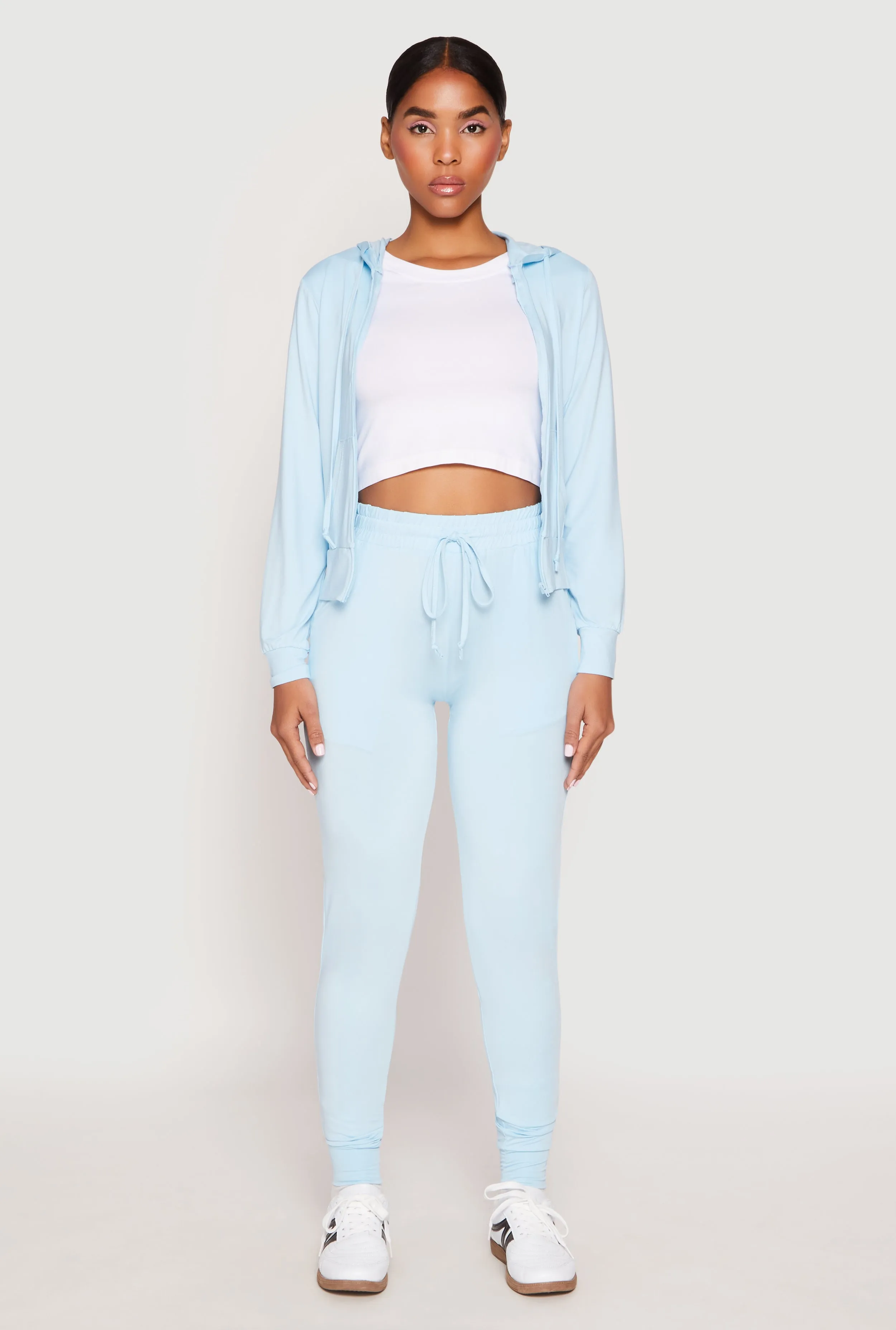 Daisy Soft Knit Front Zip Hoodie sold by Rainbow product image thumbnail 2