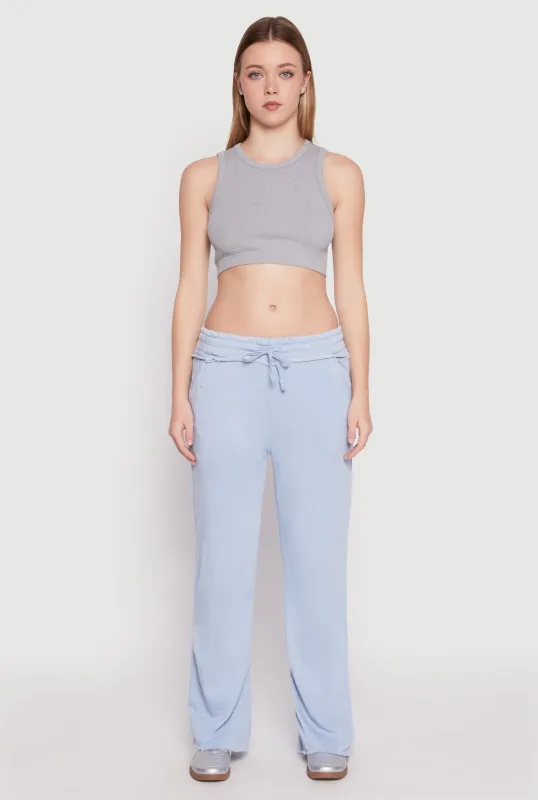 Frayed Acid Wash Sweatpants sold by Rainbow