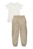 Girls Girl Boss Graphic Tee and Cargo Joggers sold by Rainbow