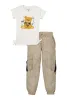 Girls Girl Boss Graphic Tee and Cargo Joggers sold by Rainbow