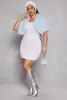 Plus Size Spoon Jeans Solid Faux Fur Bolero sold by Rainbow