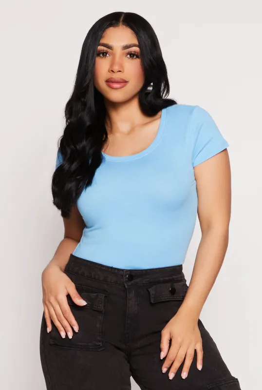 Short Sleeve Scoop Neck Tee sold by Rainbow