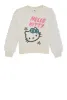 Little Girls Hello Kitty Plush Sleeve Sweatshirt sold by Rainbow