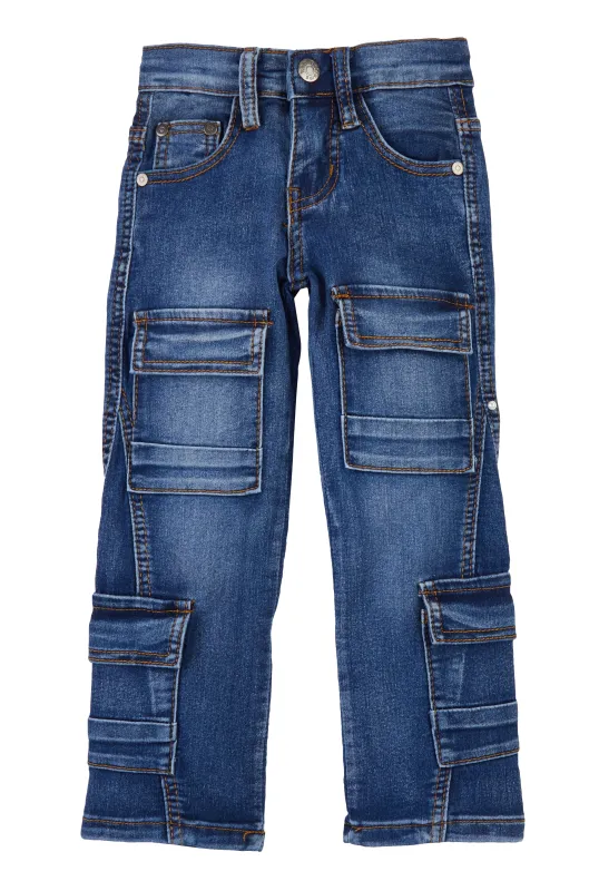 Little Girls Cargo Jeans sold by Rainbow