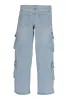 Girls Cargo Pocket Straight Leg Jeans sold by Rainbow