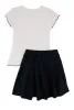 Girls Im Gorgeous And I Know It Tee and Pleated Skirt sold by Rainbow