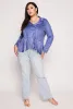 Plus Size Faux Suede Fringe Hem Moto Jacket sold by Rainbow