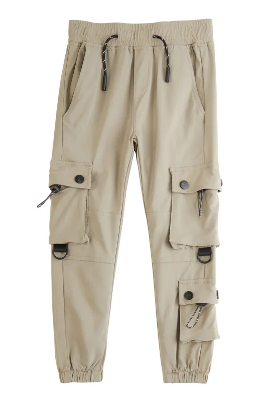 Little Boys Toggle Cargo Pocket Joggers sold by Rainbow