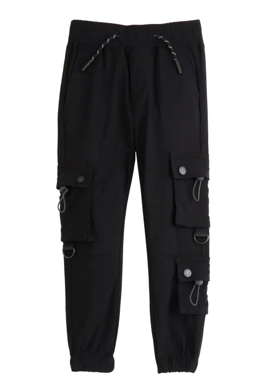 Little Boys Toggle Detail Cargo Pocket Joggers sold by Rainbow