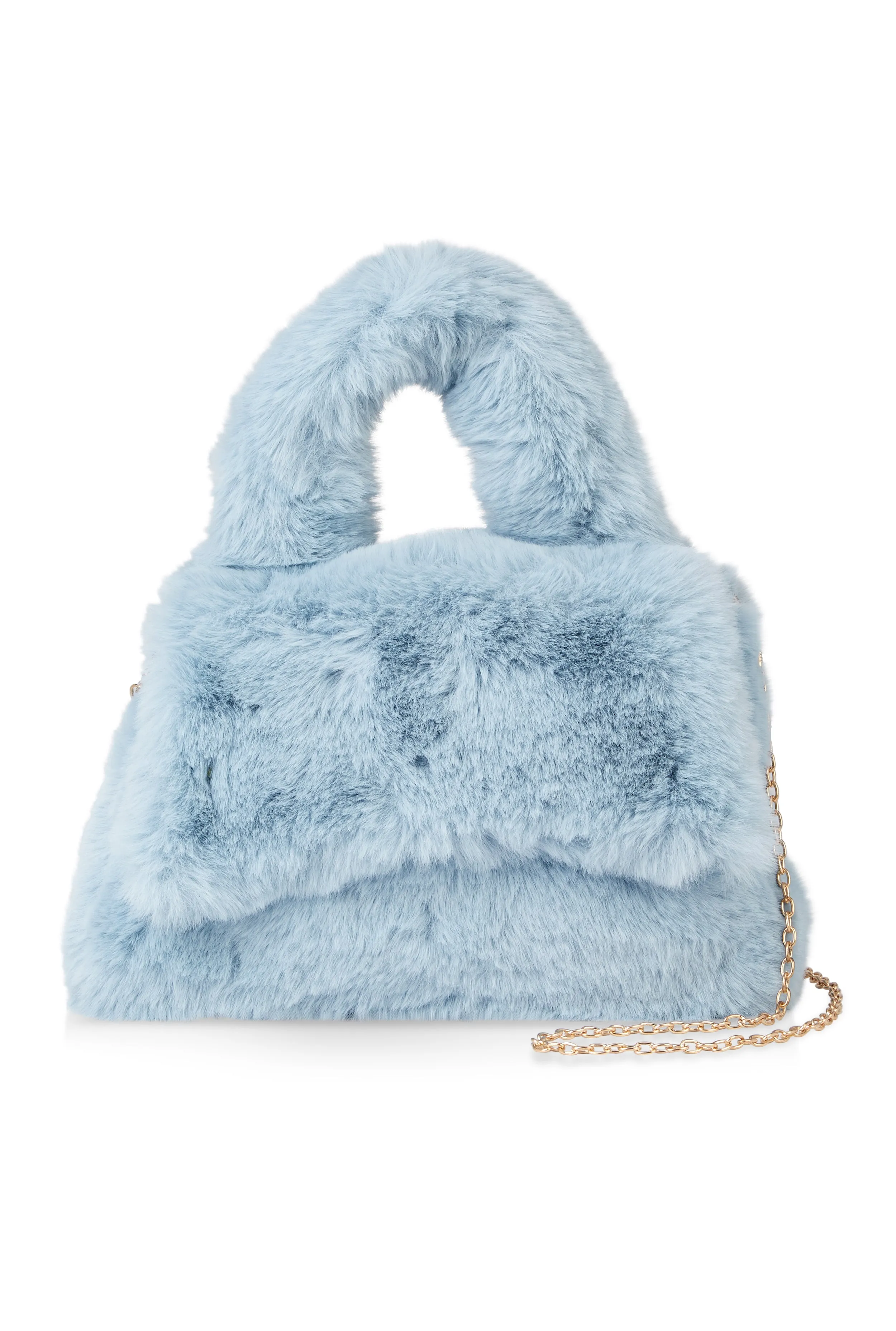 Faux Fur Convertible Handbag sold by Rainbow product image thumbnail 3