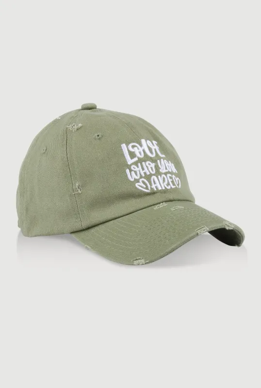 Love Who You Are Baseball Cap sold by Rainbow