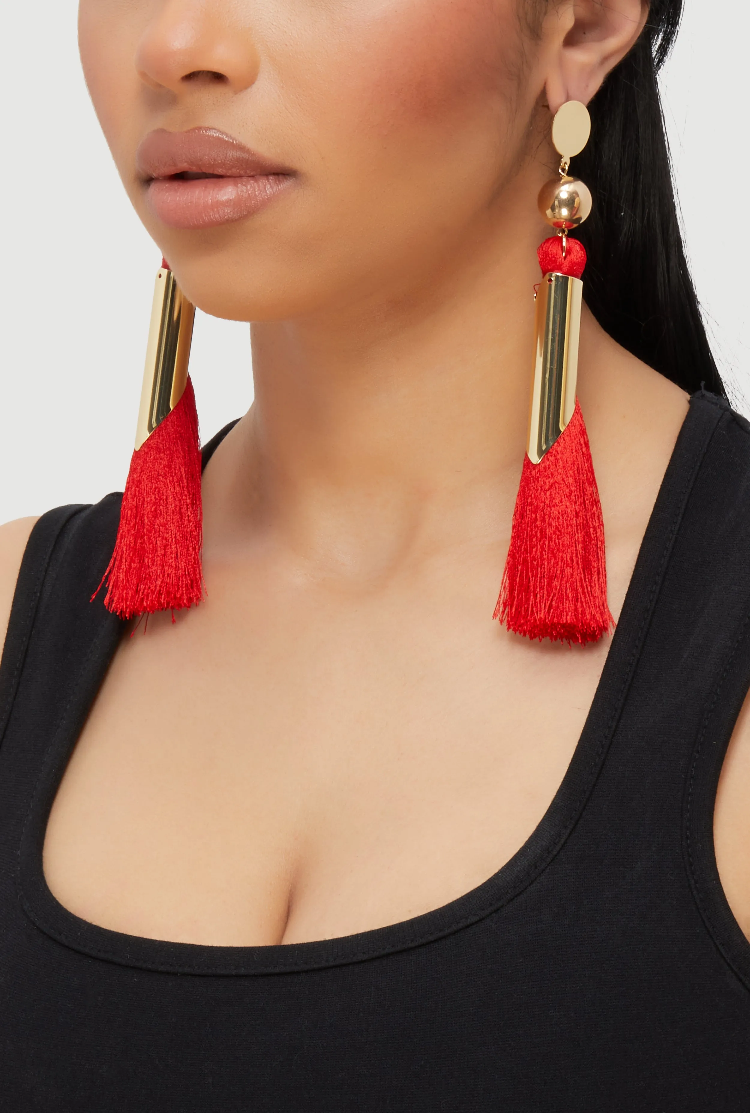 Statement Tassel Earrings sold by Rainbow product image thumbnail 2