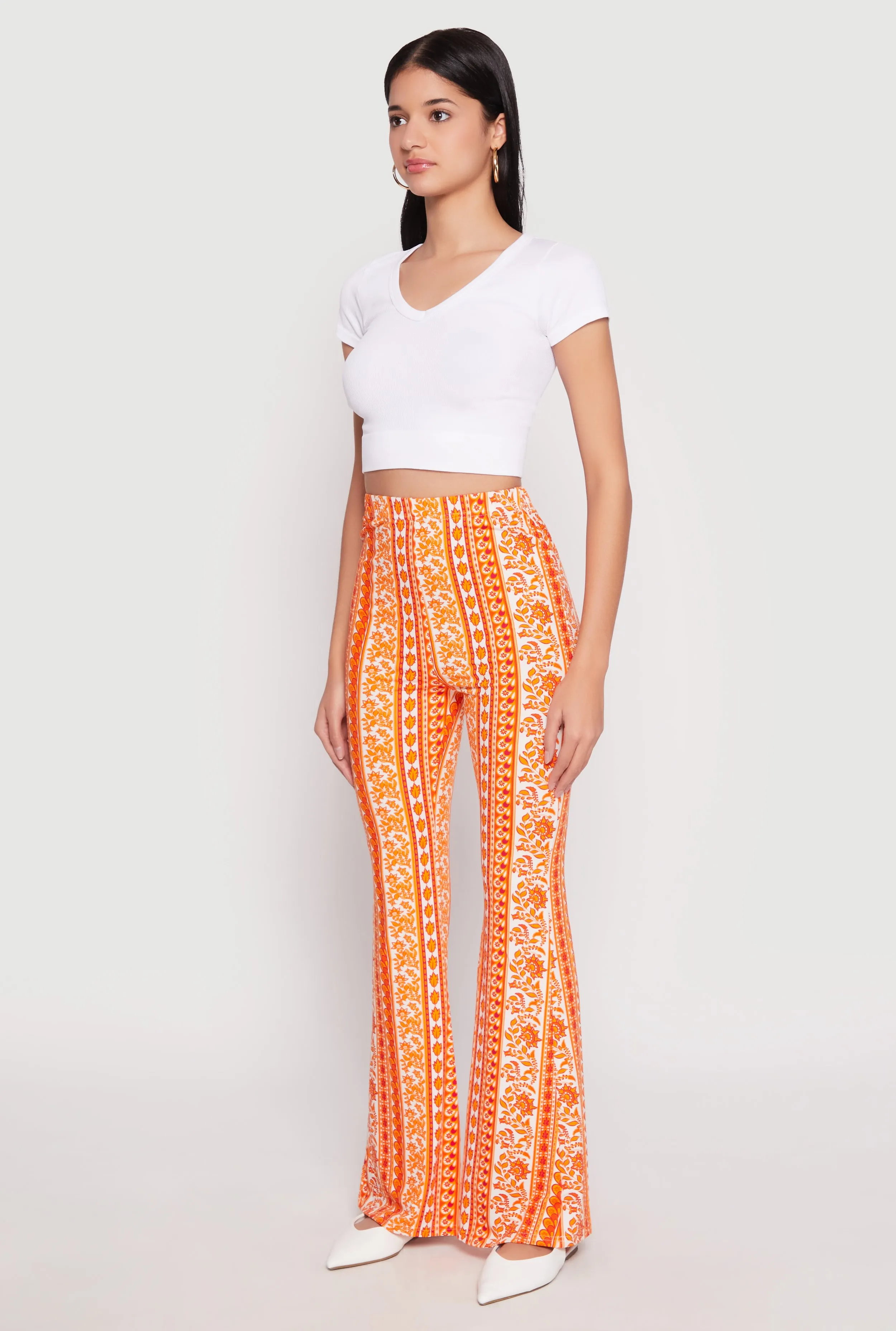 Boho Print Flare Pants sold by Rainbow product image thumbnail 3