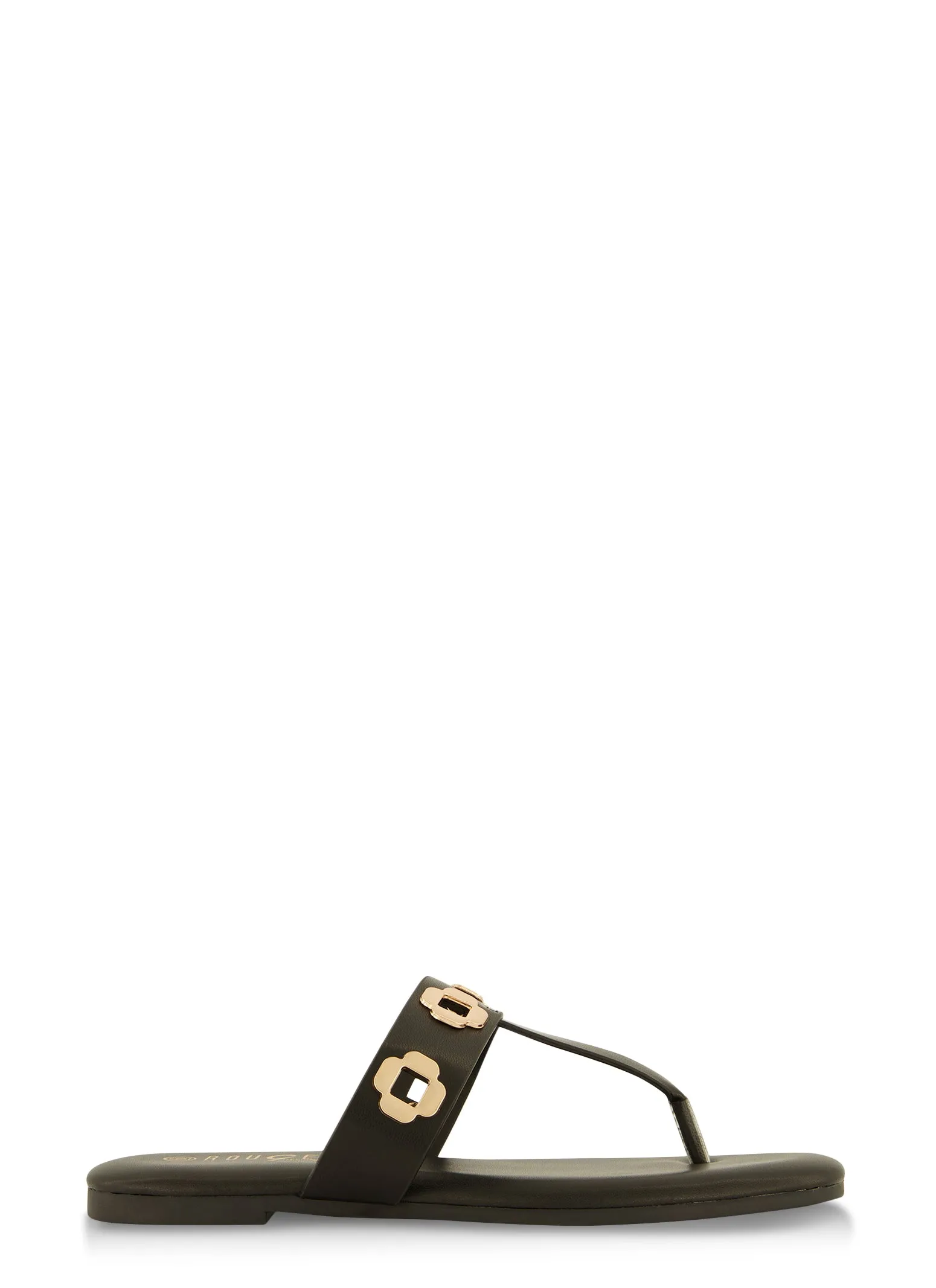 Geometric Metallic Eyelet Thong Slide Sandals sold by Rainbow product image thumbnail 2