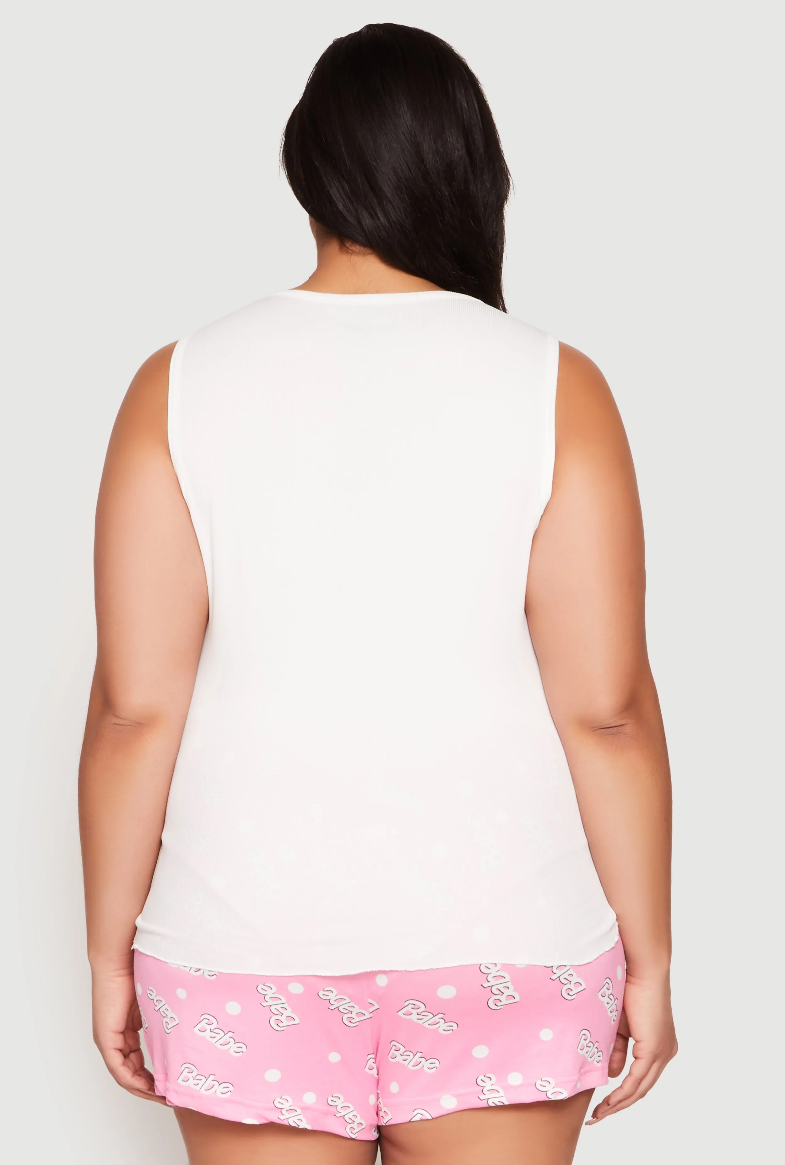 Plus Size Babe Pajama Tank Top and Shorts sold by Rainbow product image thumbnail 2