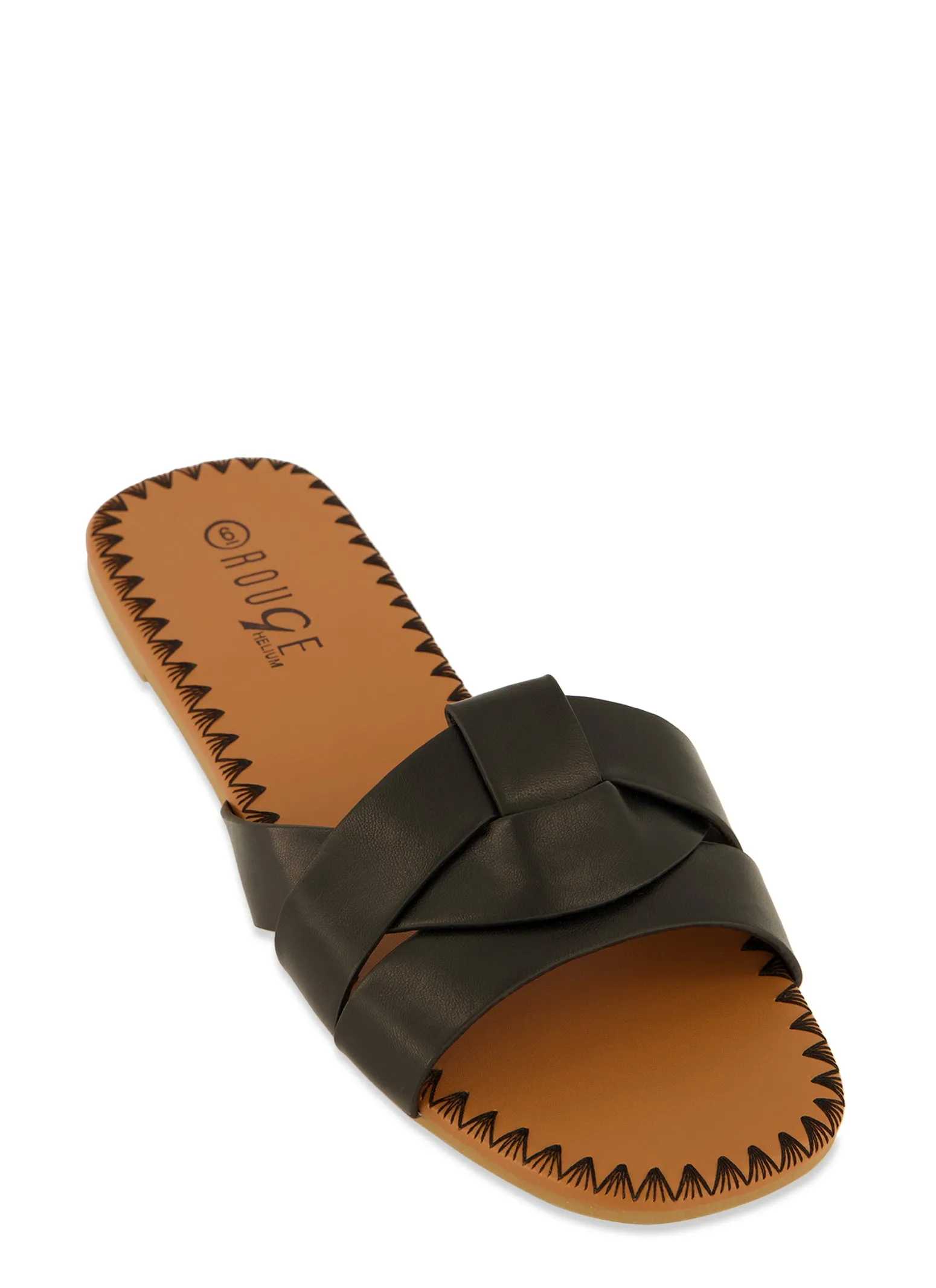 Woven Band Slide Sandals sold by Rainbow