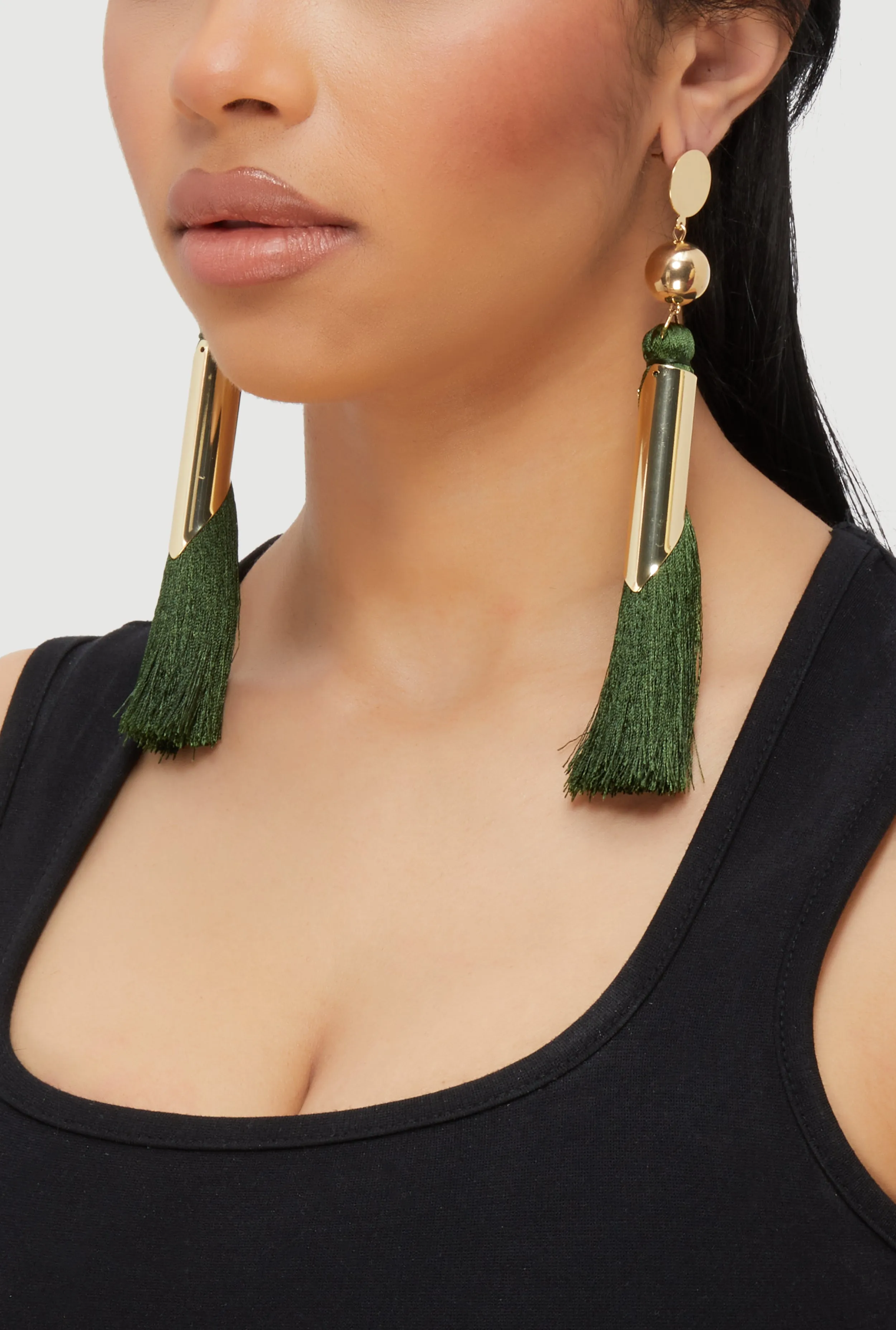 Statement Tassel Earrings sold by Rainbow product image thumbnail 2