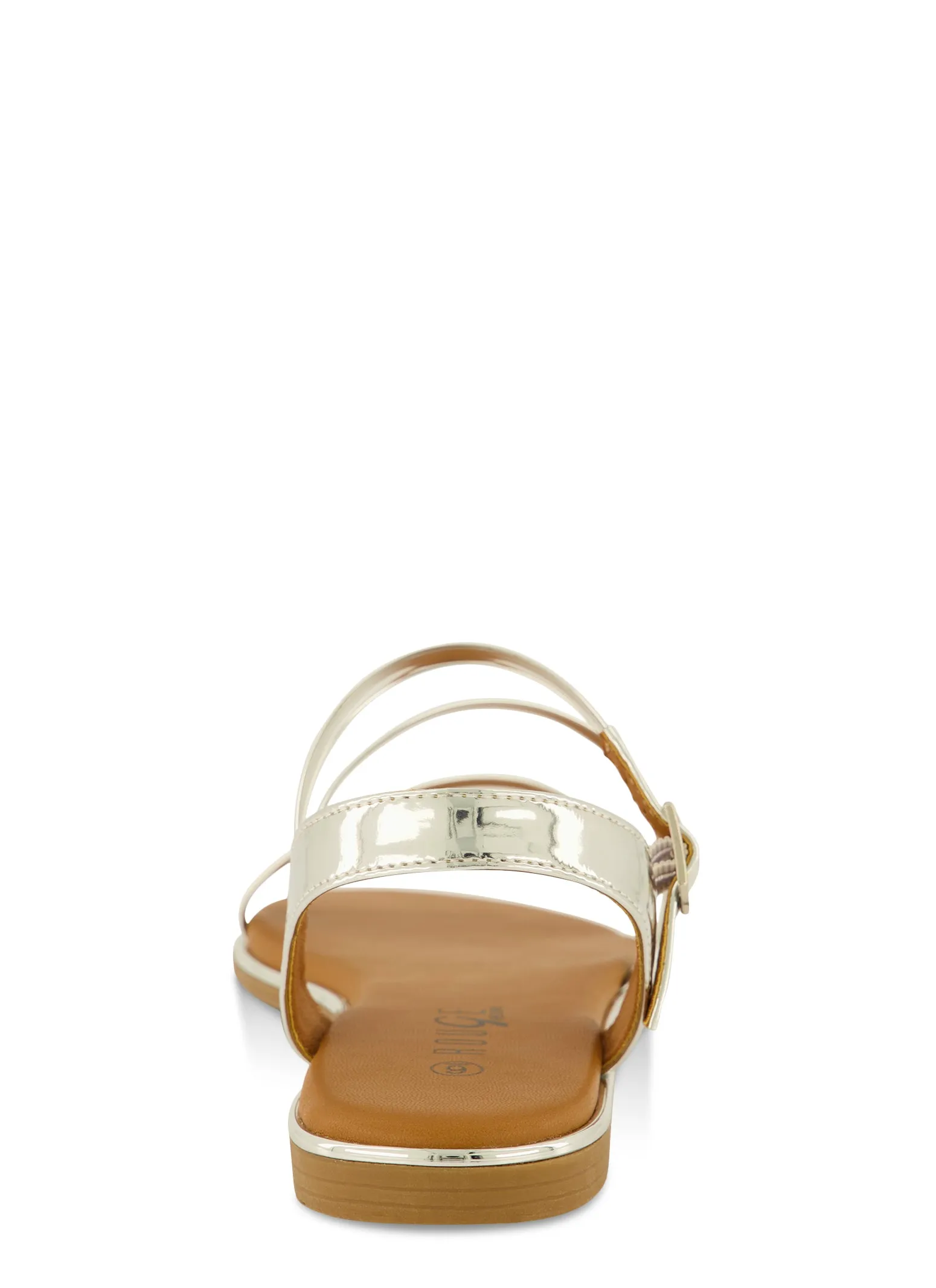 Asymmetrical Metallic Strappy Sandals sold by Rainbow product image thumbnail 3