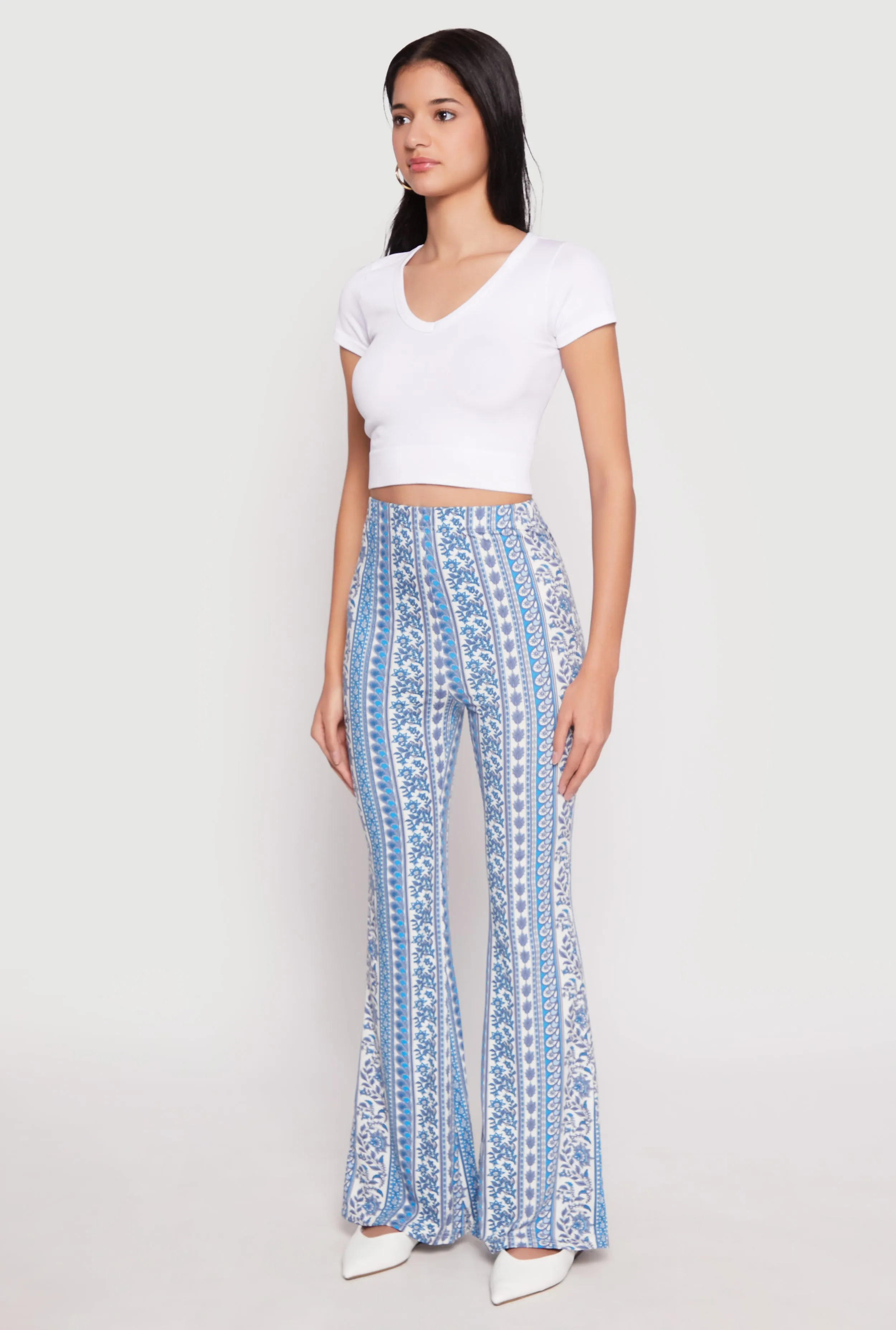 Boho Print Flare Pants sold by Rainbow product image thumbnail 3