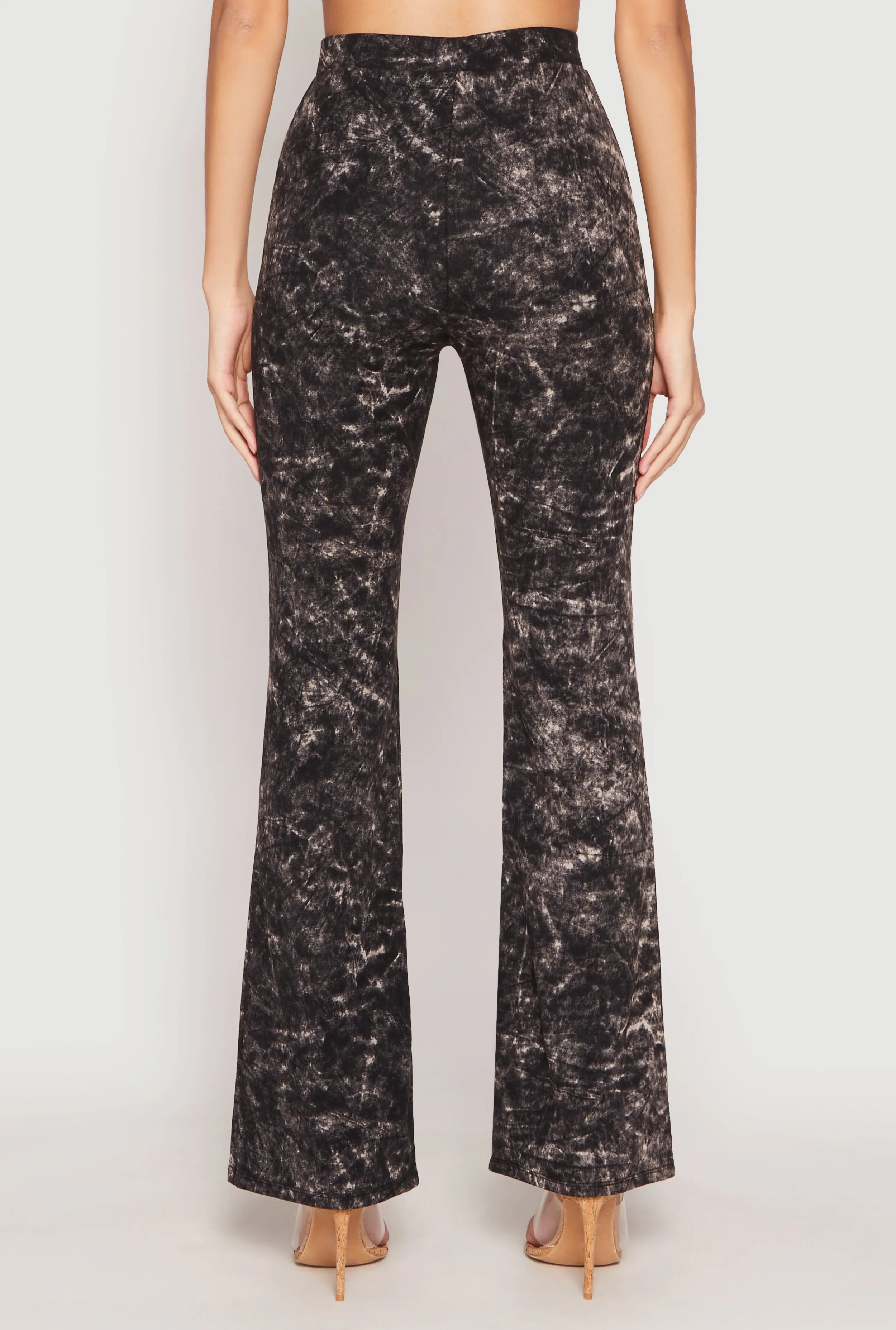 Mineral Wash High Waist Flare Pants sold by Rainbow product image thumbnail 3