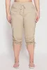 Plus Size Side Ruched Bermuda Shorts sold by Rainbow