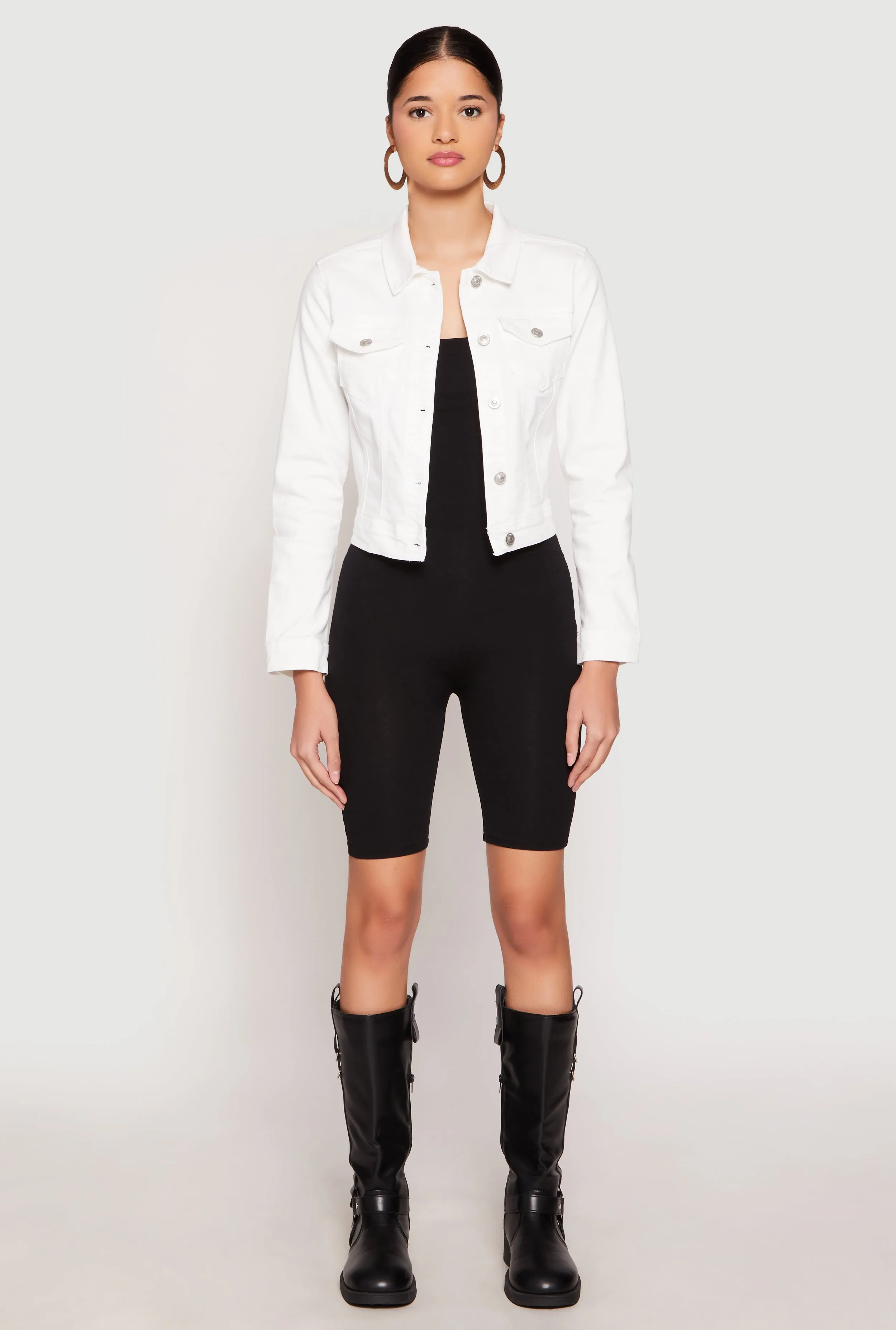 WAX Long Sleeve Denim Jacket sold by Rainbow