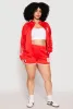 Plus Size 08 Varsity Stripe Track Jacket sold by Rainbow