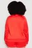 Plus Size 08 Varsity Stripe Track Jacket sold by Rainbow