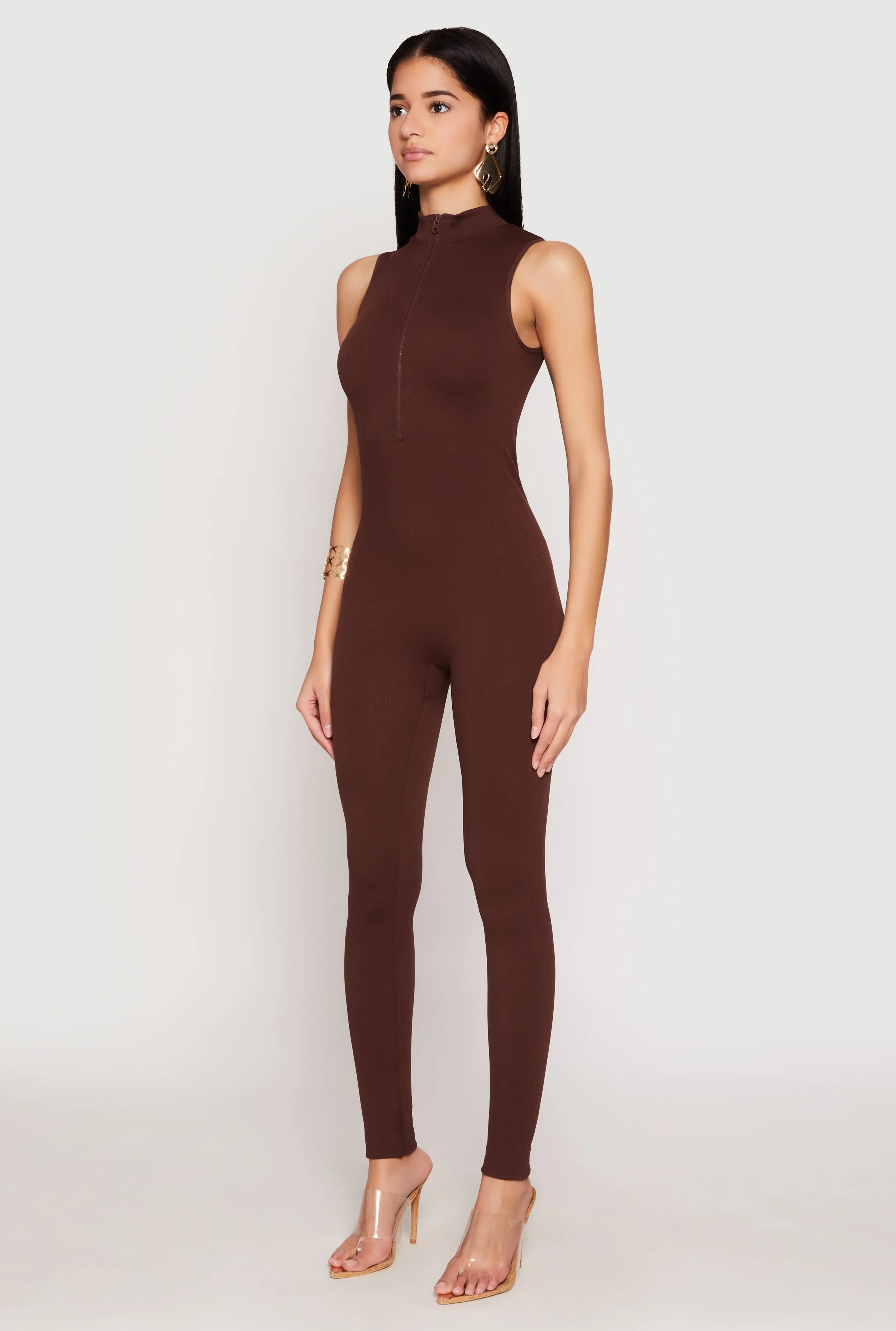 Quarter Zip Sleeveless Catsuit sold by Rainbow product image thumbnail 2
