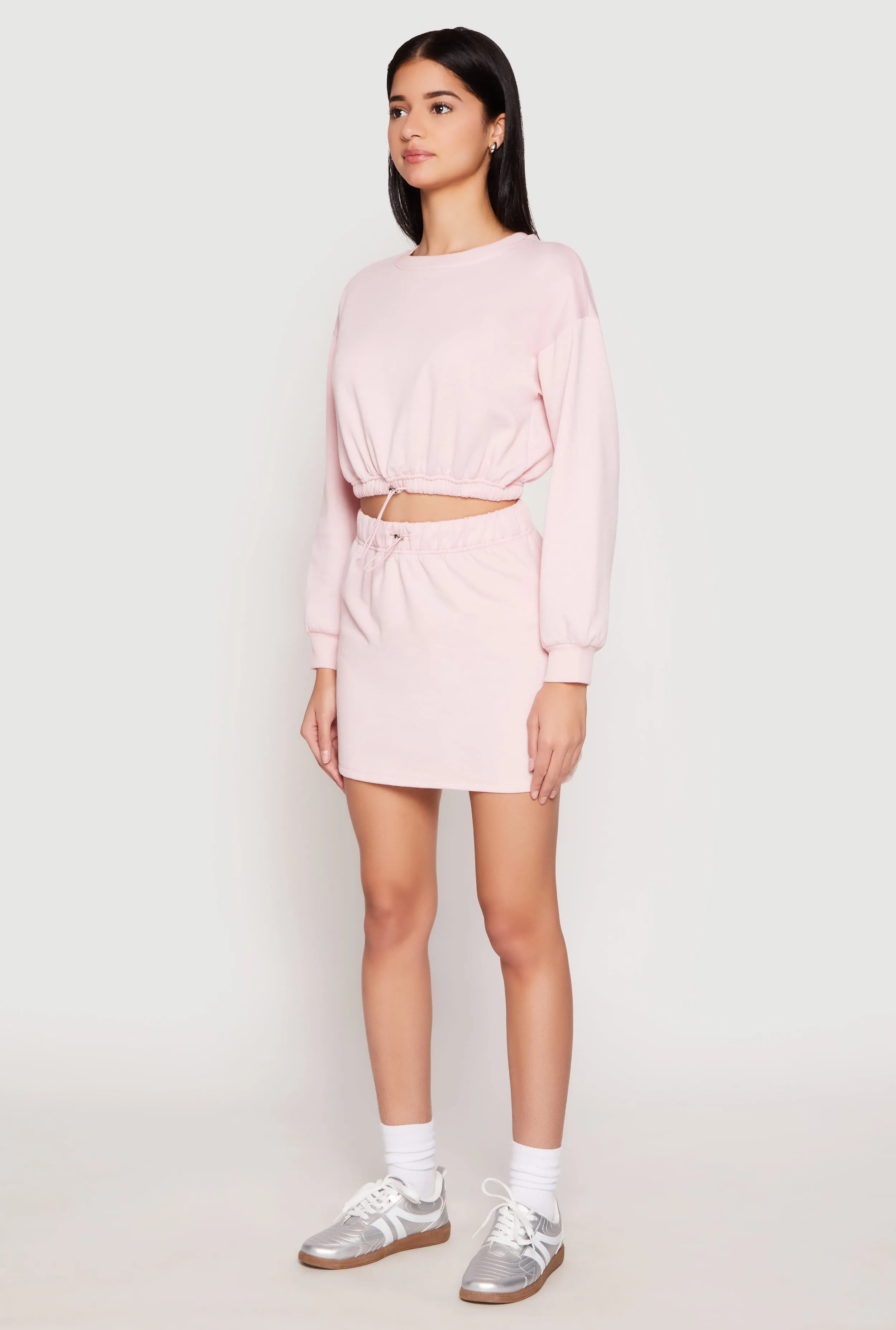 Almost Famous Crew Neck Cropped Sweatshirt sold by Rainbow product image thumbnail 3