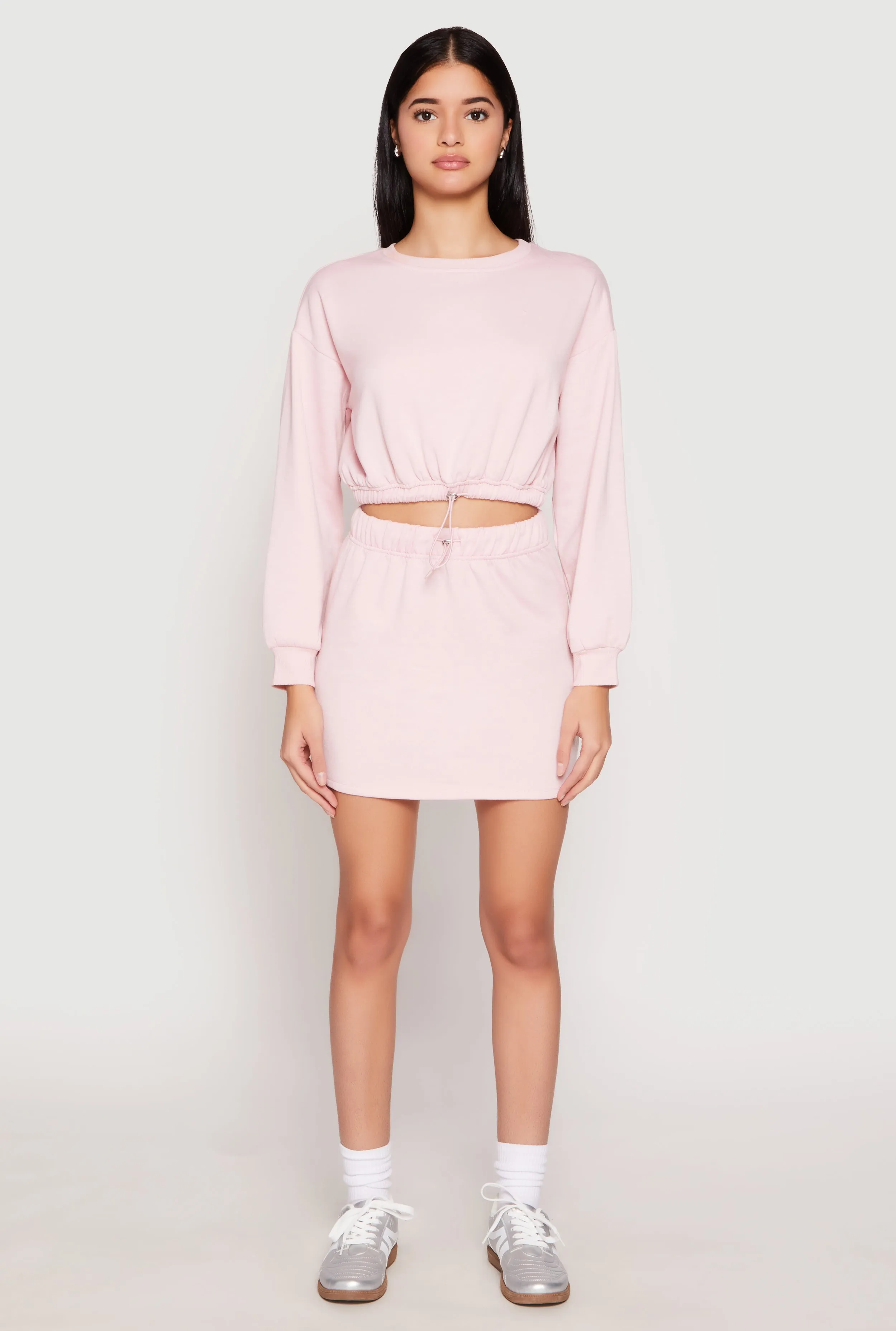 Almost Famous Crew Neck Cropped Sweatshirt sold by Rainbow product image thumbnail 2