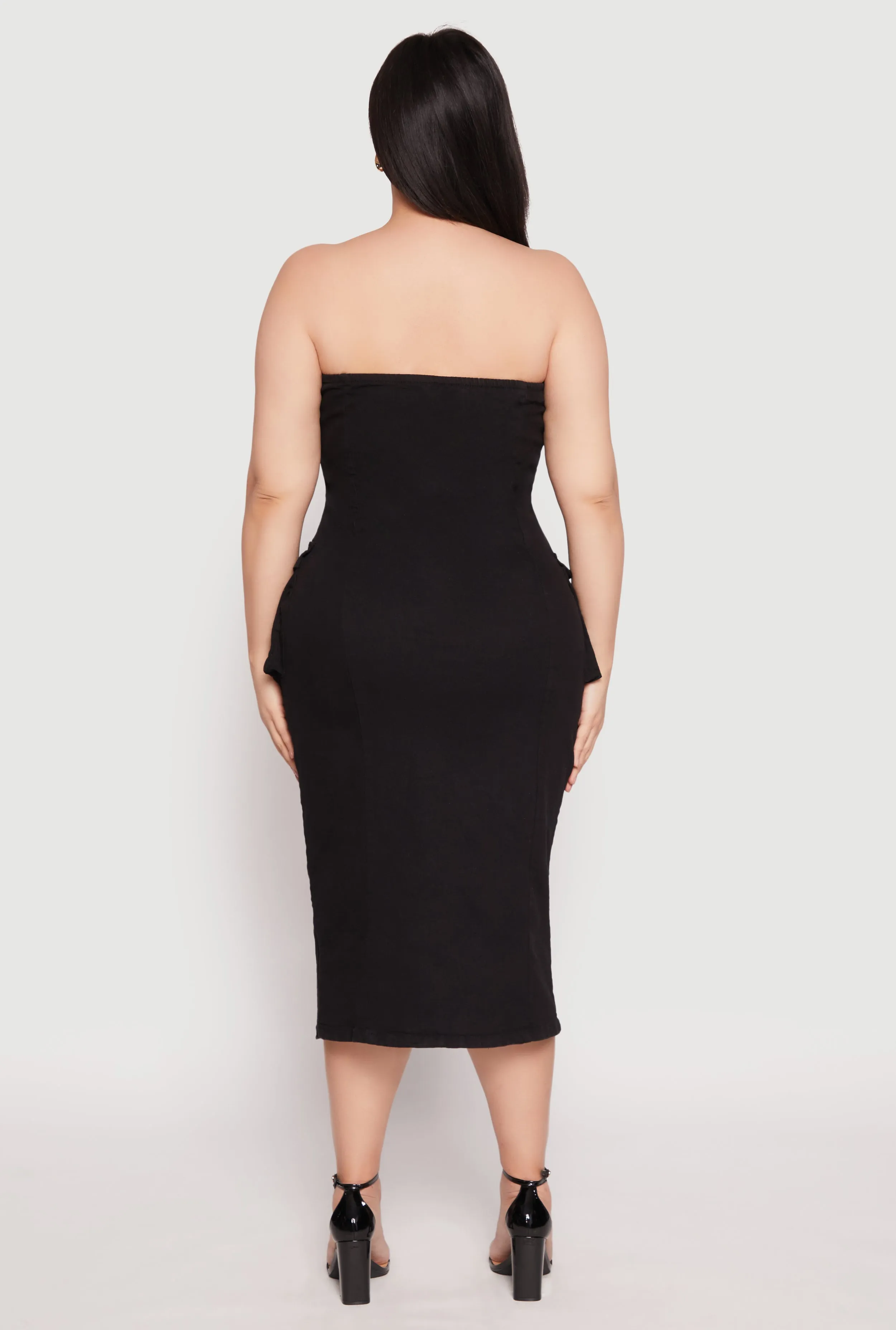 Plus Size Daisy Denim Tube Dress sold by Rainbow product image thumbnail 5