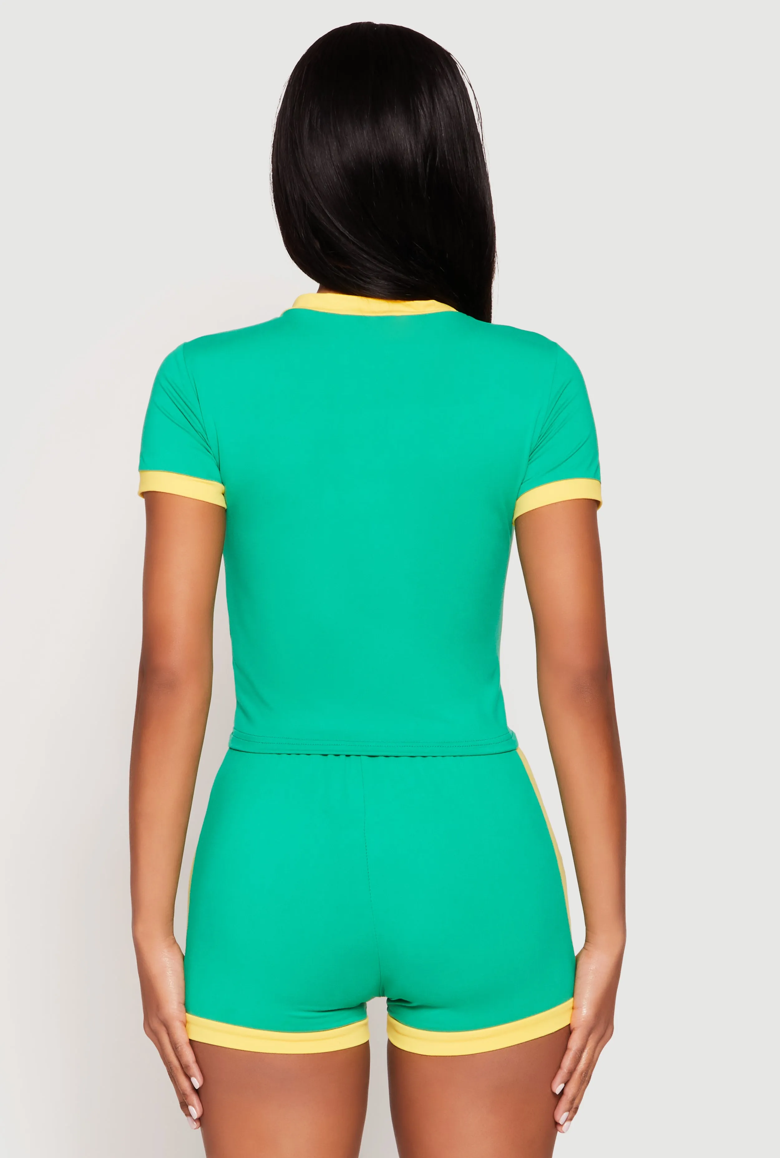 California Short Sleeve Crop Top sold by Rainbow product image thumbnail 5