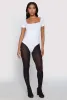 Square Neck Seamless Bodysuit sold by Rainbow
