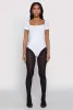 Square Neck Seamless Bodysuit sold by Rainbow