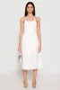 Almost Famous Sleeveless Empire Waist Midi Dress sold by Rainbow