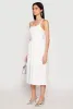 Almost Famous Sleeveless Empire Waist Midi Dress sold by Rainbow