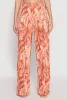 Almost Famous Plisse Tropical Print Palazzo Pants sold by Rainbow