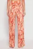Almost Famous Plisse Tropical Print Palazzo Pants sold by Rainbow