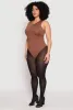 Plus Size Daisy Crew Neck Tank Bodysuit sold by Rainbow