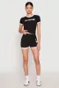California Short Sleeve Crop Top sold by Rainbow